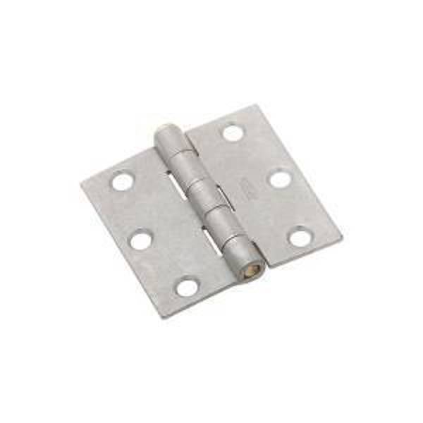 National Hardware N208-827 Utility Hinge 2 1/2 In Full Mortise 6 Hole Cold Rolled Steel