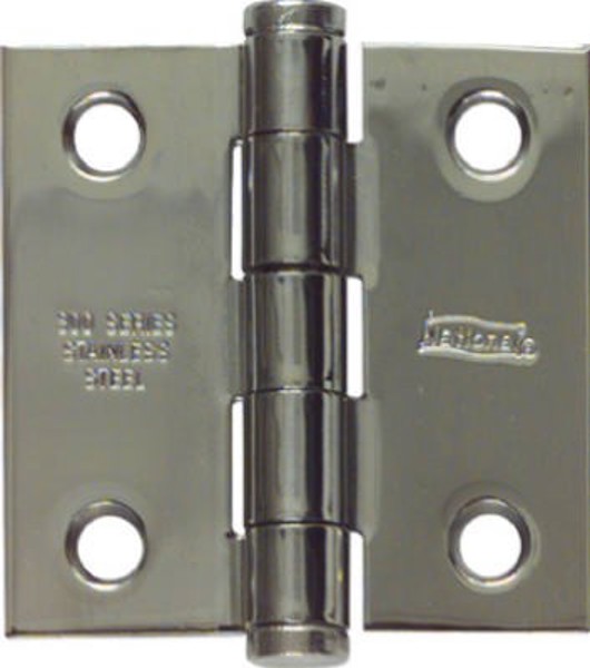 National Hardware N276-964/V514 Door Hinge 2x2 Frame Leaf Stainless Steel