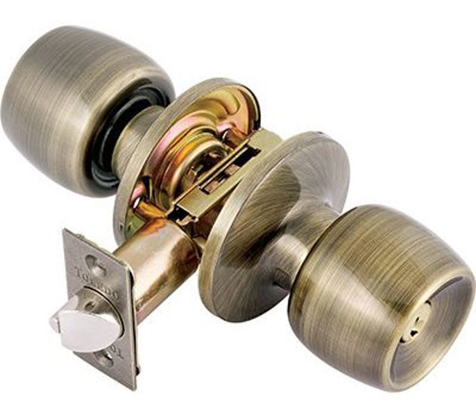 Toledo & Co Inc V1900MAUS5 Entry Lockset Malaga Residential Brass