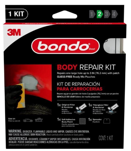 Bondo/Dynatron BRKIT-2PK-ES Auto Body Repair Kit 2 Oz Paste