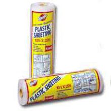 6CH10 10x25 Ft Clear Polyfilm