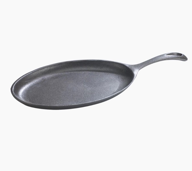 Browne Foodservice 573722 Cast Iron Skillet 9.5 In X 7 In with Handle
