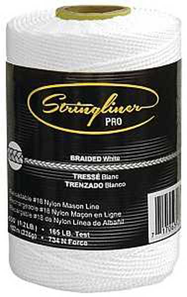 STRINGLINER BY U.S. TAPE CO Twine 500 Ft Nylon White