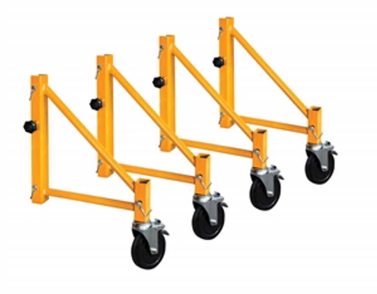 Metaltech I-CISO4 Outrigger With Caster 4-5 In