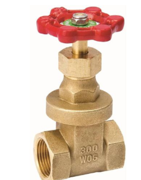 B&K Industries 100-007NL Brass Gate Valve 1-1/2 In No Lead 125 WSP
