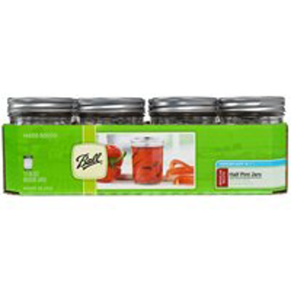 Ball 60000ZFP Mason Jar 8 Oz Capacity Glass