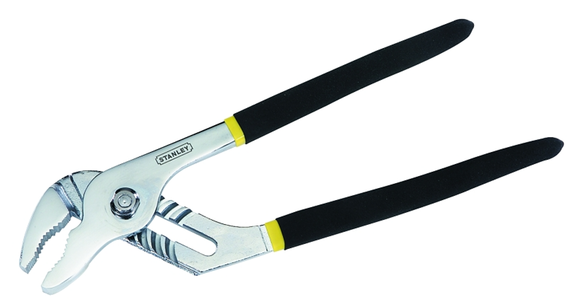 Stanley Tools 84-111 Groove Joint Pliers 12-5/8 In Jaw Opening 2-1/8 In Cushion Grip Handle