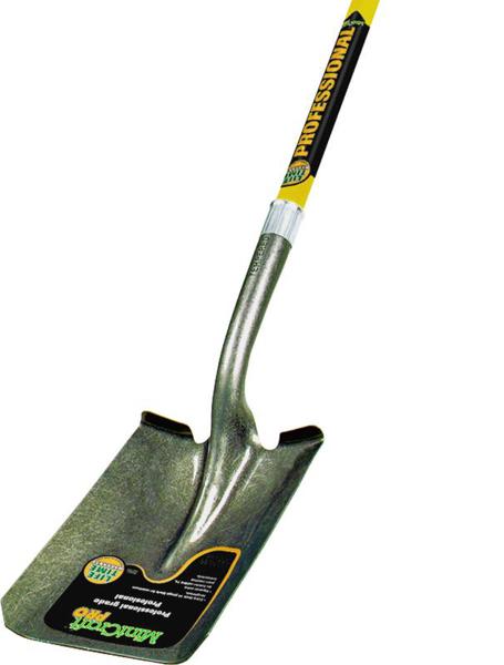 Vulcan 33252 Square Point Shovel 48 In Fiberglass Handle