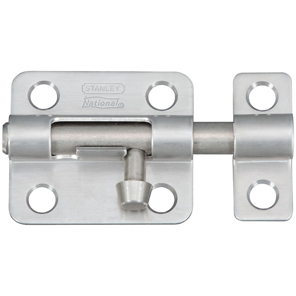 National Hardware N348-946/V434 Barrel Bolt 2 1/2 In Stainless Steel