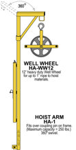 ABL HA-1 Hoist Arm Max Cap 250Lbs