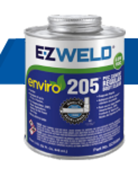 EZ WELD EZ30501N PVC Cement Clear 1/4 Pt Clear