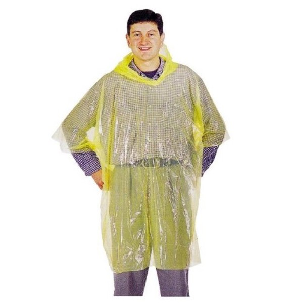 Diamondback 1743B Economy Rain Poncho 52X80 Emergency Hooded Collar