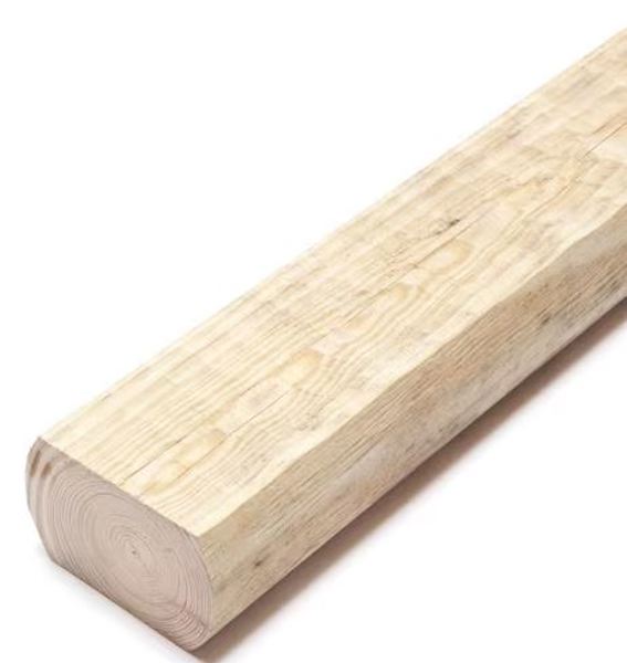 Landscaping Timber 3x5x8 Wooden Landscaping Post