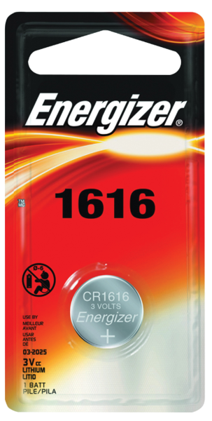 Energizer ECR1616BP 3V Lithium Battery