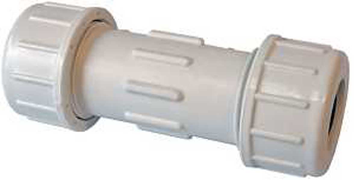 B&K Faucets 160-106 Schedule 40 Coupling 1-1/4 In 150 PSI Pressure Compression