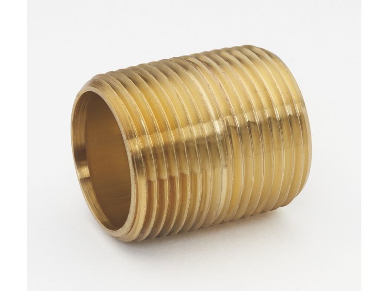 B&K Industries 463-030 Brass Pipe Nipple 1/2 In x 3 In