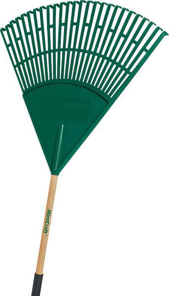 Landscapers Select 34918 Leaf Rake 26 Tine Poly with Wood Handle and Grip