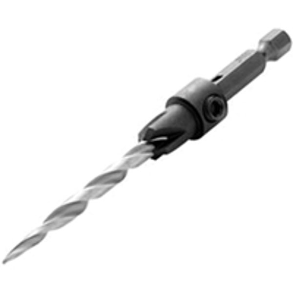 IRWIN INDUSTRIAL 1882792 Assorted Sizes Countersink Bit Set 1/4 In Shank HSS