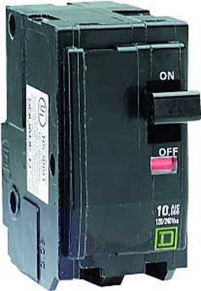 Square D by Schneider Electric QO220CP Circuit Breaker 2 Pole 20 Amp 120/240V 2 Hole