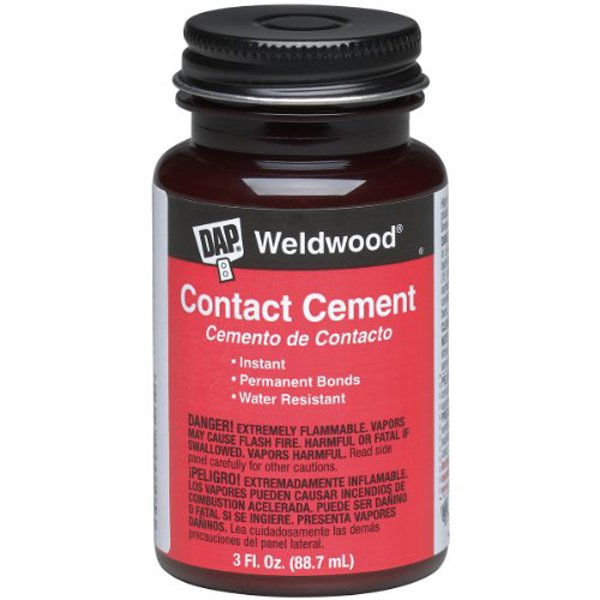 DAP INC 00107 Contact Cement 3 Oz Strong Solvent Tan