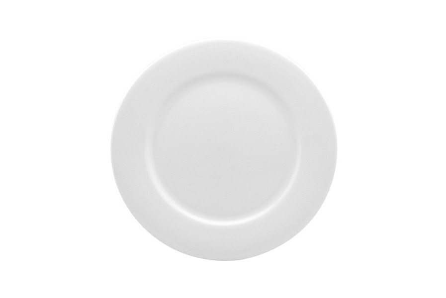 Red Vanilla TC000-202 Rimmed Side Plate 7 In White