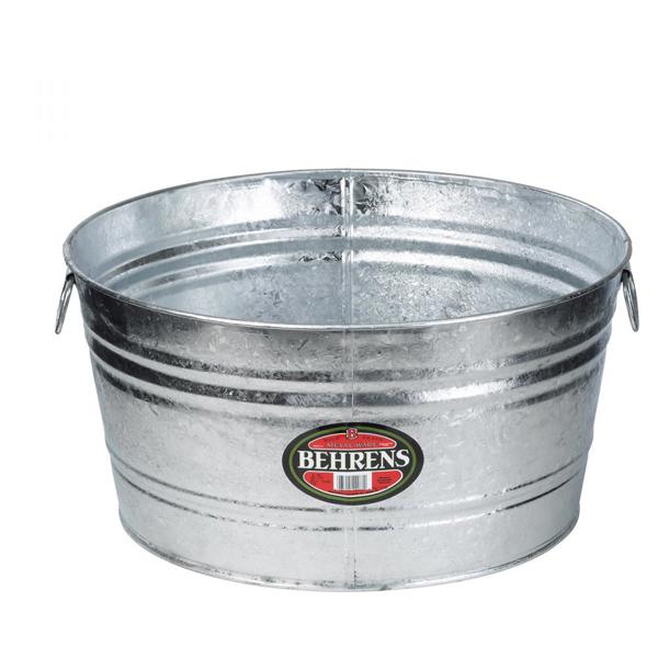 Behrens Manufacturing 1 Galvanized 11 Gal Wash Tub Steel