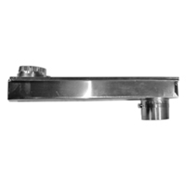 Builder's Best, Inc 110172 Periscope Aluminum Dryer Vent Duct 6-1/4 In Width 23-1/2 In Height
