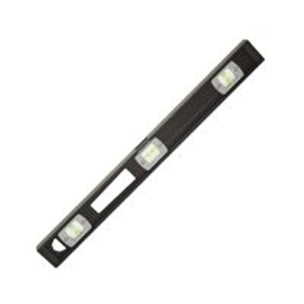 Johnson Level & Tool 3824 Professional Heavy Duty Level 24 In Aluminum Top Reading Magnetic 3-Vial