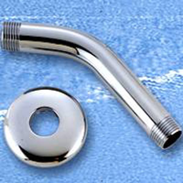 Boston Harbor 8864902 Shower Arm With Flange Stainless Steel 1/2-14