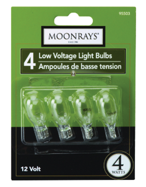 Coleman Cable Inc 95503 Replacement Bulb 4W Low-Volt Clear