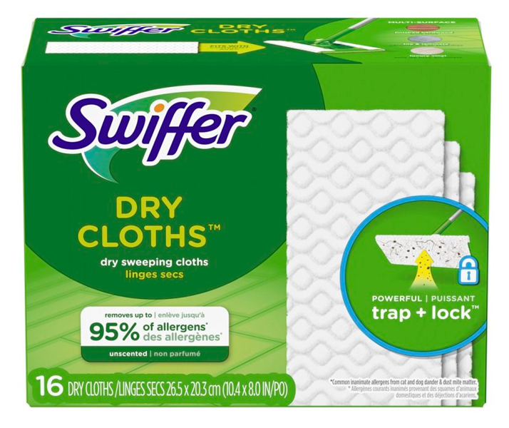 Swiffer 31821 Refill Pad Dry Cloths 13093