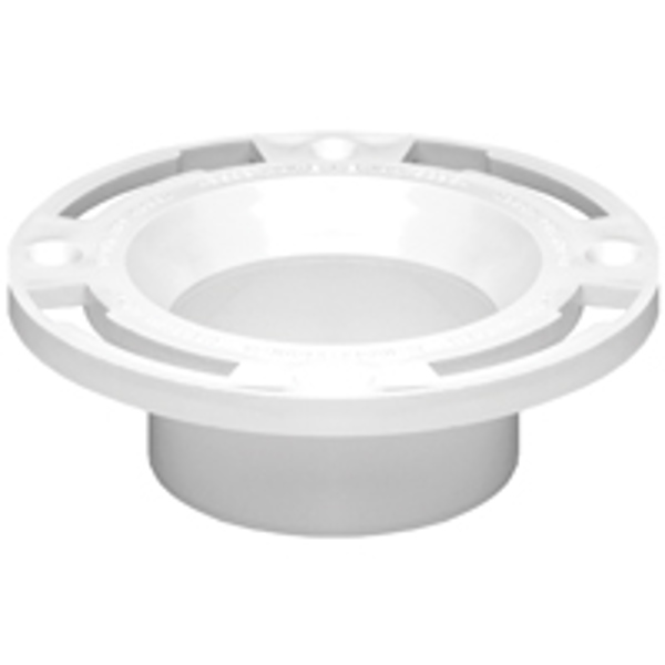 Oatey 43509 Closet Flange 3 In Connection PVC White