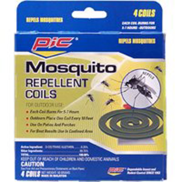 PIC C-4-36 Mosquito Repelling Coil Burn 5 To 7 Hours