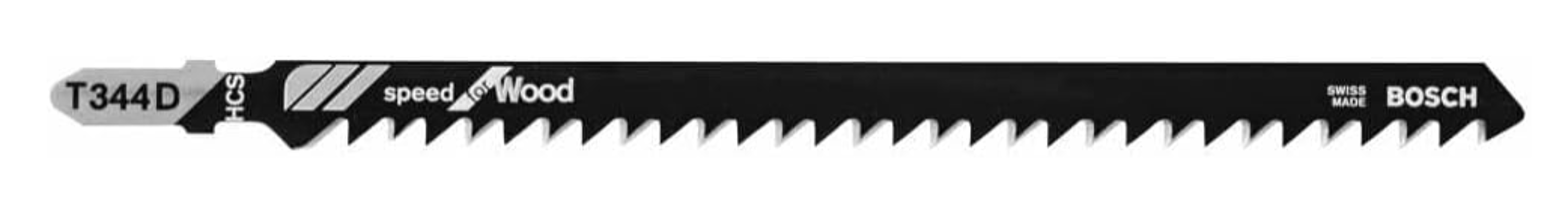 BOSCH T344D Jigsaw Blade 5 Pack HCS T-Shank