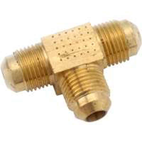 Anderson Metal Corp 5404404 Tee 1/4 In Brass Fitting