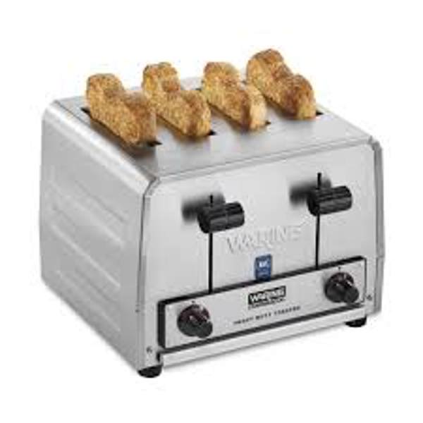 Waring Commercial WCT800RC Commercial Heavy Duty 4 Slot Toaster