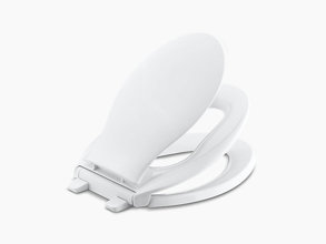 4732-0 Toilet Seat White Plastic Elongated