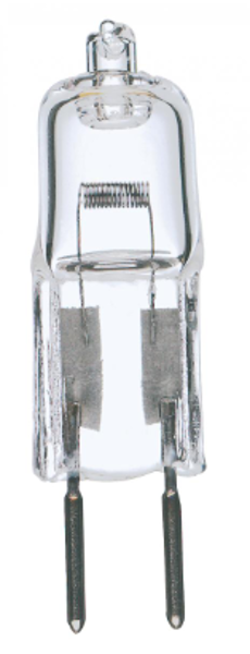 Satco S3468 T3 Halogen Bulb 20 Watts 12V Clear Bi-Pin G4 Base 2000 Average Rated Hours 300 Lumens