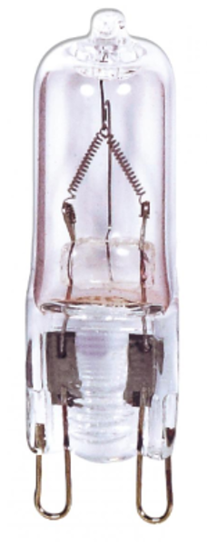 SATCO S3544 T4 Halogen Bulb 35W Clear 2000 Average Rated Hours 400 Lumens Double Loop Base