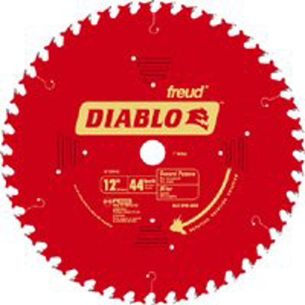 Diablo D1244X Circular Saw Blade 12 Inch 44 Tooth General Purpose Steel Cutting Blade