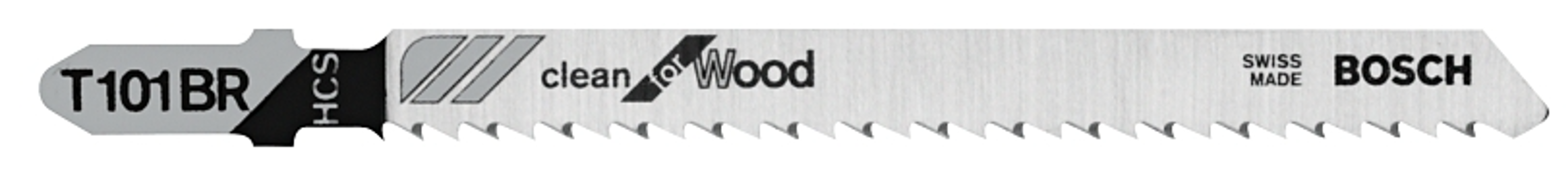 BOSCH T101BR Jigsaw Blade 4 In 5 Pack Wood HCS 10 TPI
