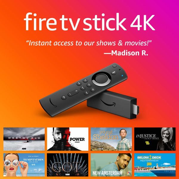 Amazon FIRE TV STICK 4K Streaming Device with Alexa Voice Remote