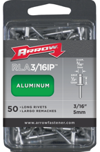 A08023 3/16 In Long Aluminum Rivet