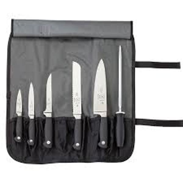 Mercer Culinary M21800 Knife Roll Set 7 Piece Forged Genesis