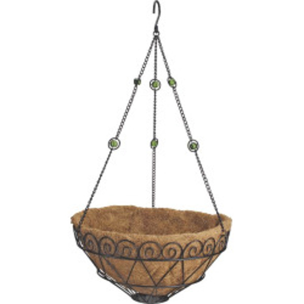MINTCRAFT T0017-3L Hanging Planter 14 In Coconut Liner