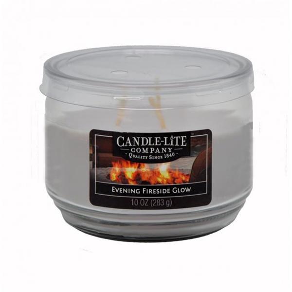 CANDLE-LITE COMPANY 1879251 Evening Fireside Glow Candle 10 Oz 3-Wick