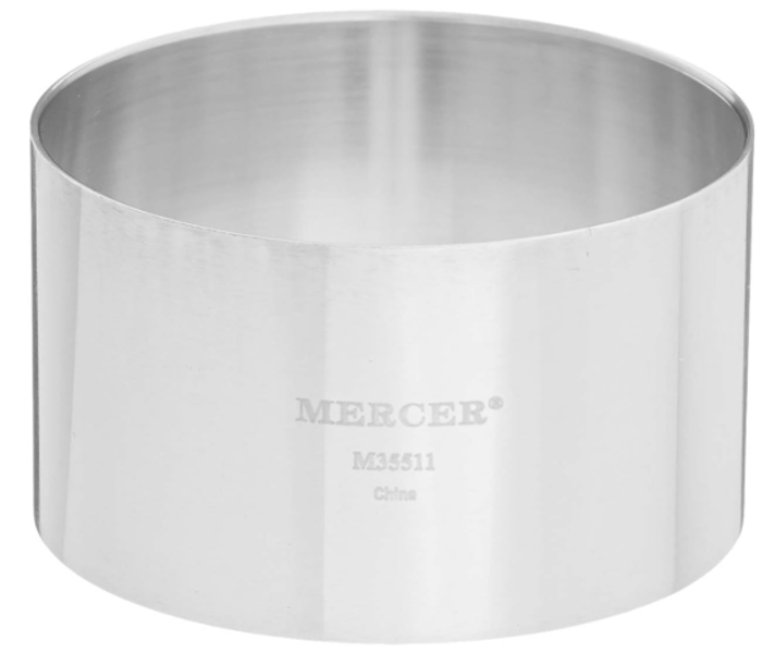 Mercer Culinary M35511 Ring Mold 3 X 1 3/4 In Stainless Steel