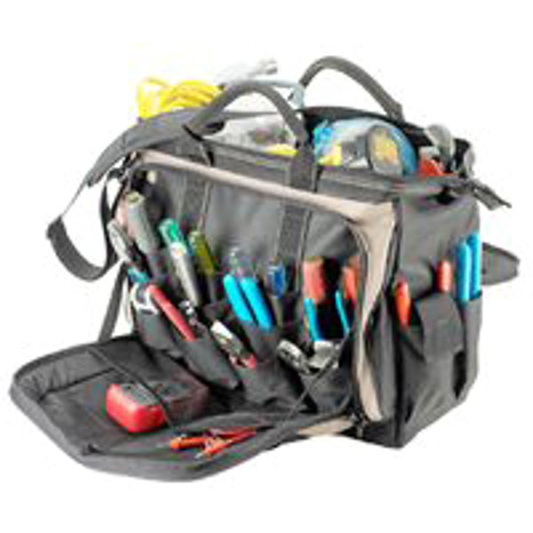 Custom Leathercraft 1539 54 Pocket Tool Bag 18 In Carrier