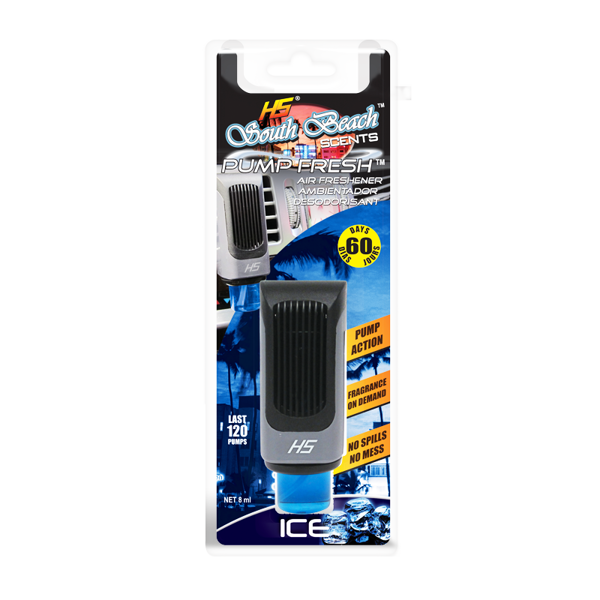 Herrero & Sons Corp HSA-705838 Air Freshener Can S. Beach Pump Fresh - Ice