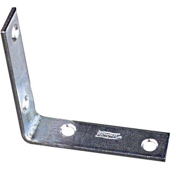 National Hardware SPB115 3X3/4 Corner Bracket Zinc Plated